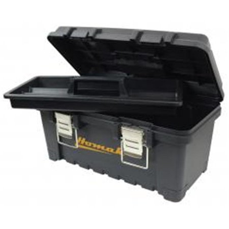 GOURMETGALLEY Hand-Carry Tool Box; Metal & Plastic Black - 19 in. GO1101281